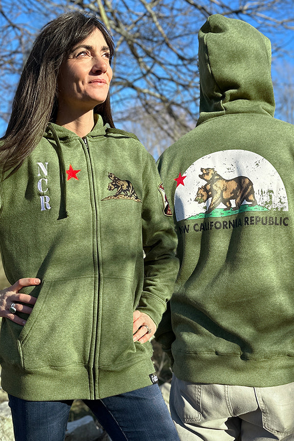 Sudadera con capucha y cremallera Fallout New Vegas NCR Trooper