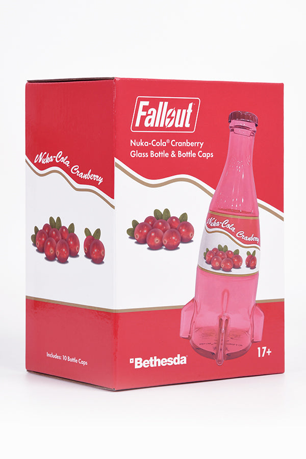 Fallout Nuka-Cola Canneberge Bouteille en verre et bouchons