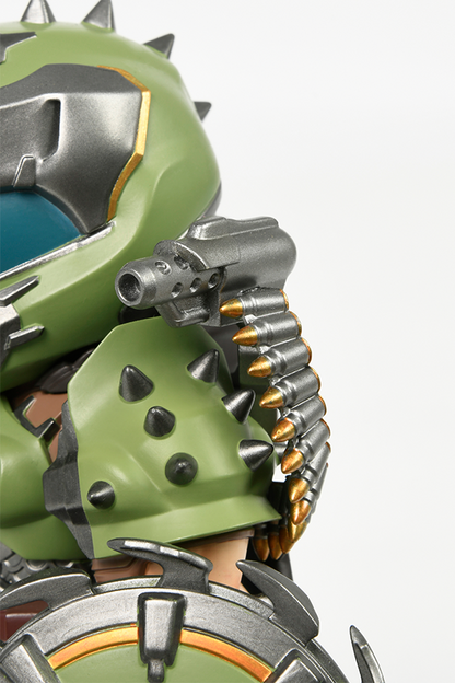 Mini figura da collezione di DOOM, il Cacciatore delle Ere Oscure